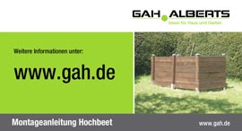 Bau eines Hochbeets mit GAH Alberts